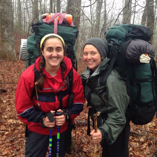 two backpackers